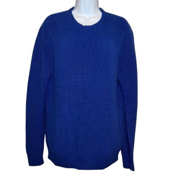 Goodthreads Men's Soft Cotton Rib Stitch Crewneck Sweater, L - Picture 6 of 15